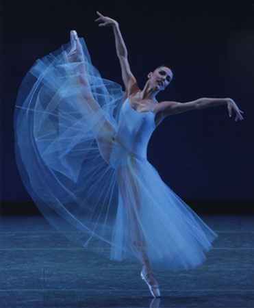 baletka v modrém